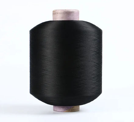 100% FDY 明るい 150D ダイヤモンド 糸 黒 ポリエステル 繊維 繊維 ラベル用