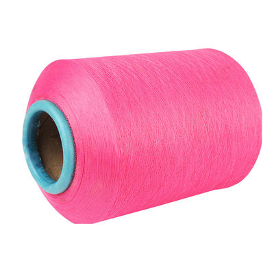 100/48 Ply Air 75D コーティング ポリエステル 覆い スパンデックス 糸 87% 弾性 繊維 ゴム