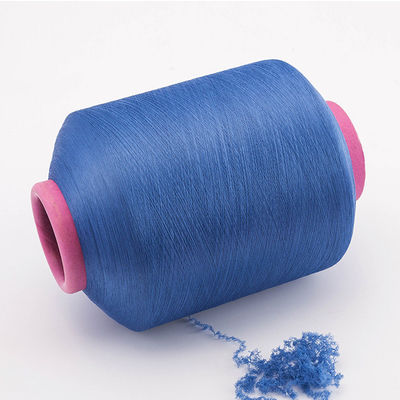 100/48 Ply Air 75D コーティング ポリエステル 覆い スパンデックス 糸 87% 弾性 繊維 ゴム
